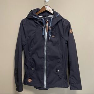 Ragwear Navy Blue Vegan Spring Jacket Women’s Large